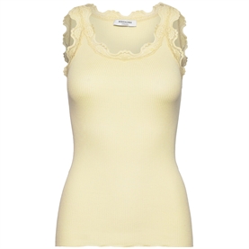 Rosemunde RWBabette Long Lace Top, Pastel Yellow